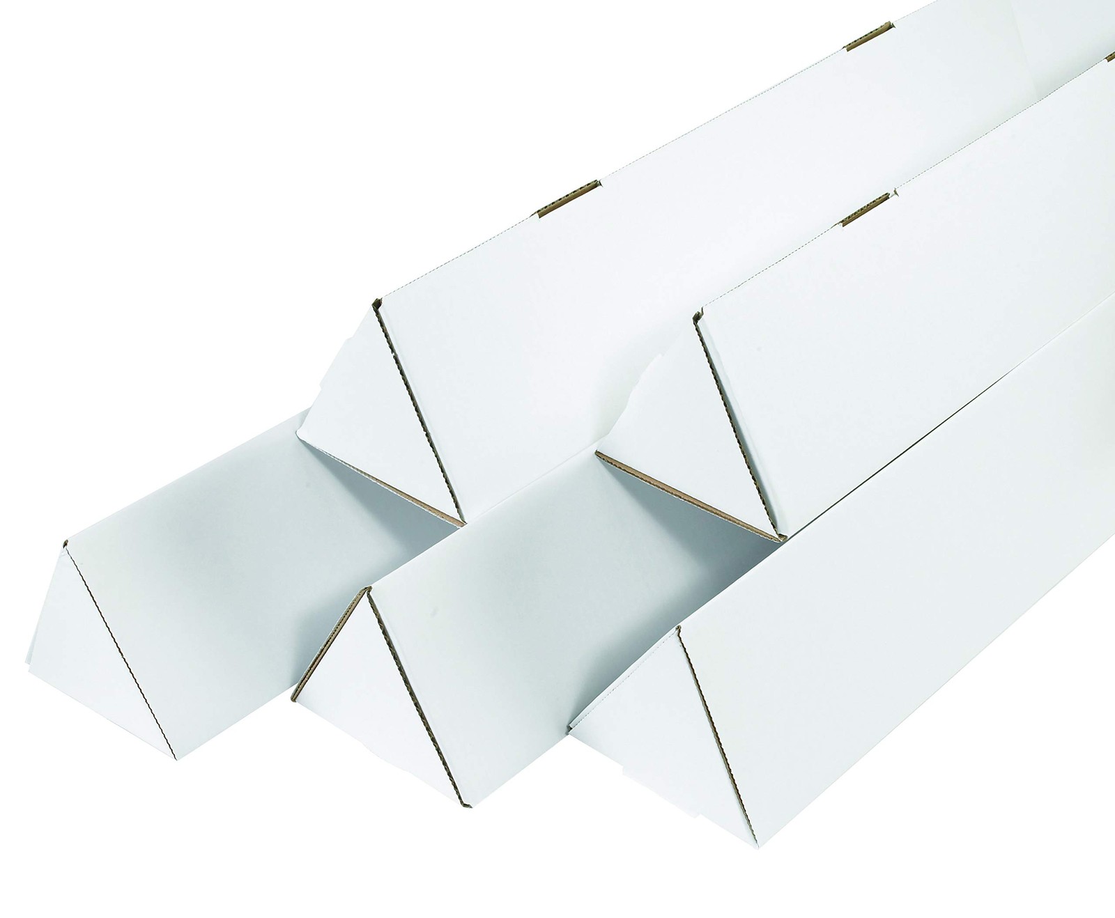 Box USA Triangle Mailing Tubes, 3″ x 36 1/4″, 50 Each One Size, Oyster White