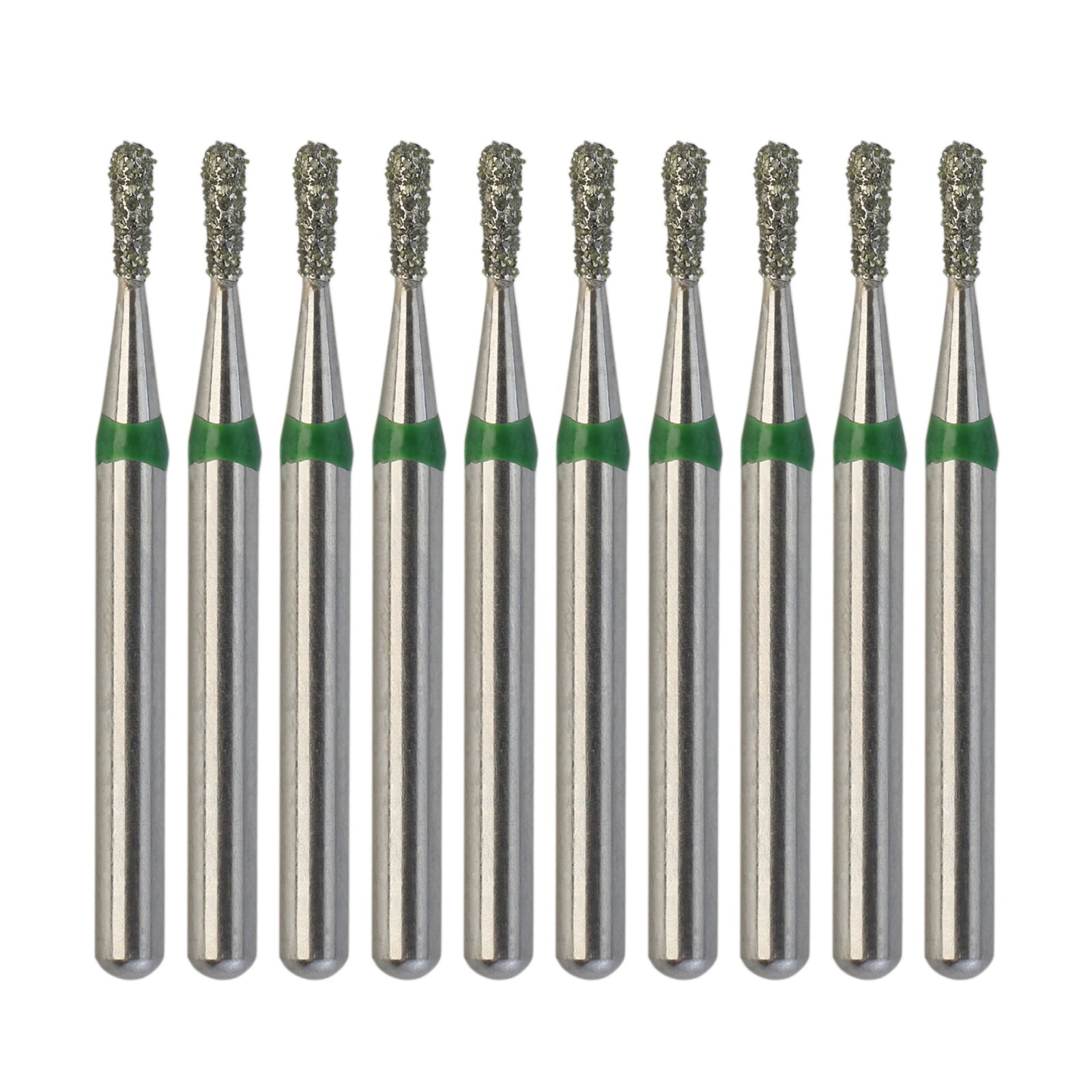 Dental Diamond Burs Pear Shape 830/010C Coarse Grit FG High Speed Burr 10pcs