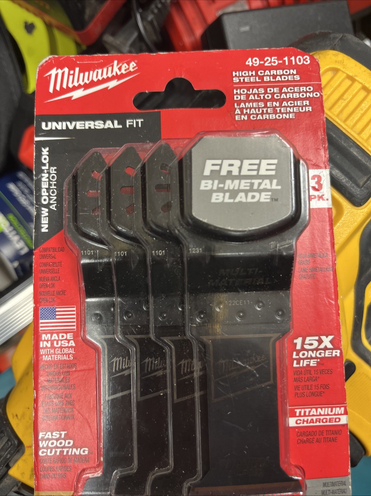 Milwaukee (49-25-1103) Cutting Tool – Black, 3 Pack
