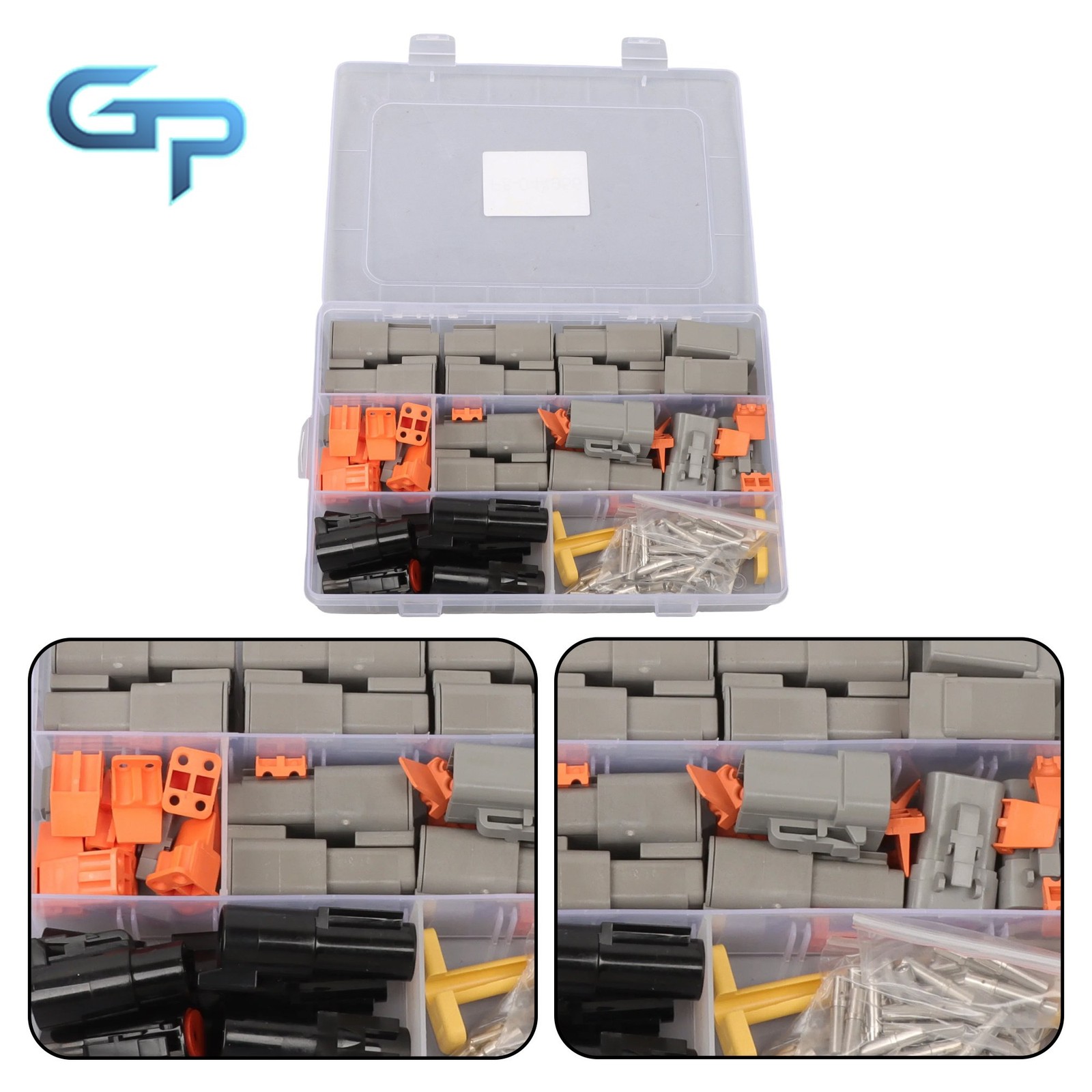 DTP DTHD Connector Kit 1/2/4 Pin with Size 12 Solid Contacts Pin 12-16AWG