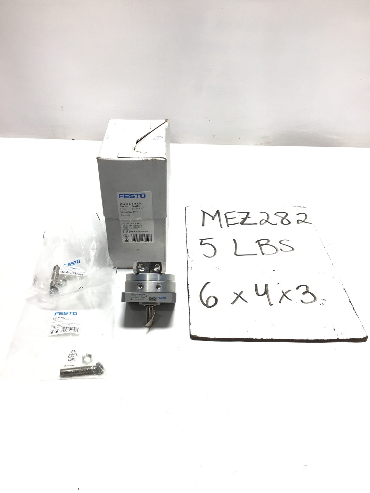 Festo DSM-12-270-P1-A-B Semi Rotary Drive 1MPa (145 PSI)