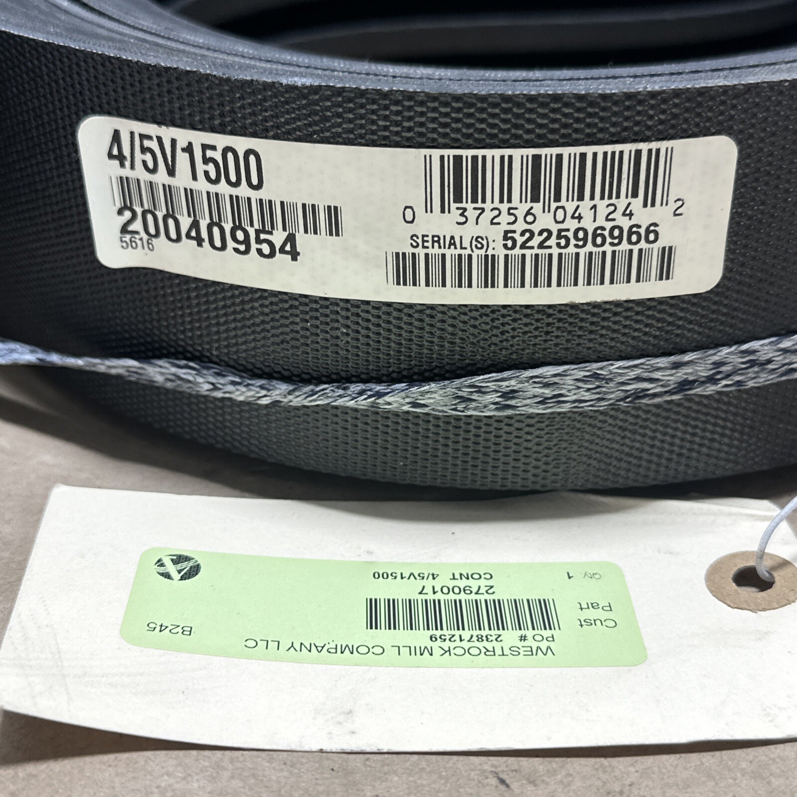 BRAND NEW- Continental AG ContiTech HY-T 4/5V1500 Matchmaker ORS/SC 150”OutsideL