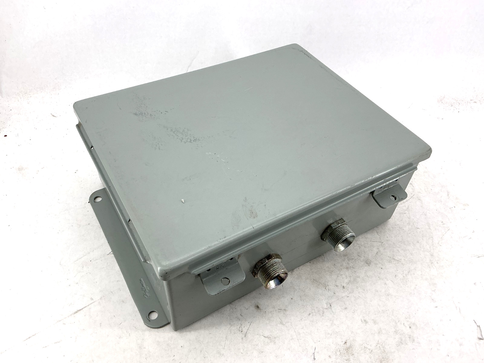 Hoffman A1008CH Junction Box Enclosure Panel Mount 10″X8″X4″ Gray 55410