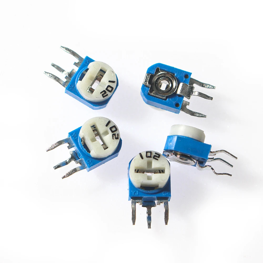 65PCS Trimmer Potentiometer RM063 Adjustable Resistance 100R~1M 1K-1M Variable