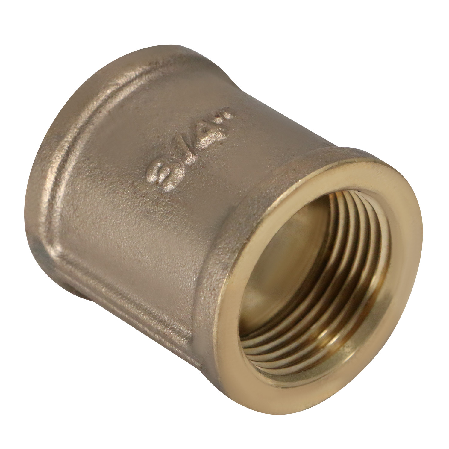 5 Pcs XFITTING 3/4″ FIP x 3/4″ FIP Coupling, Female NPT Brass Coupling