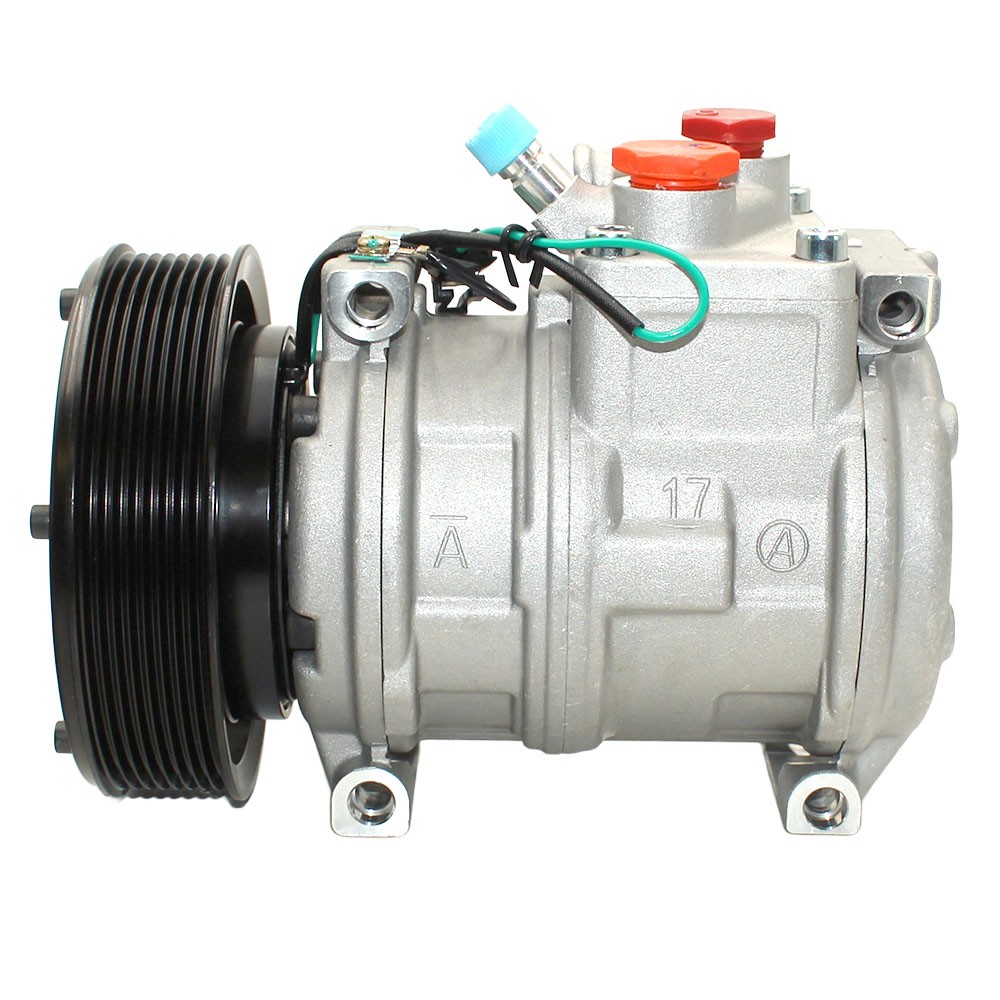 88AT168543 Nippondenso 10PA17C Compressor, w/ 8 Groove Clutch – Fits John Deere