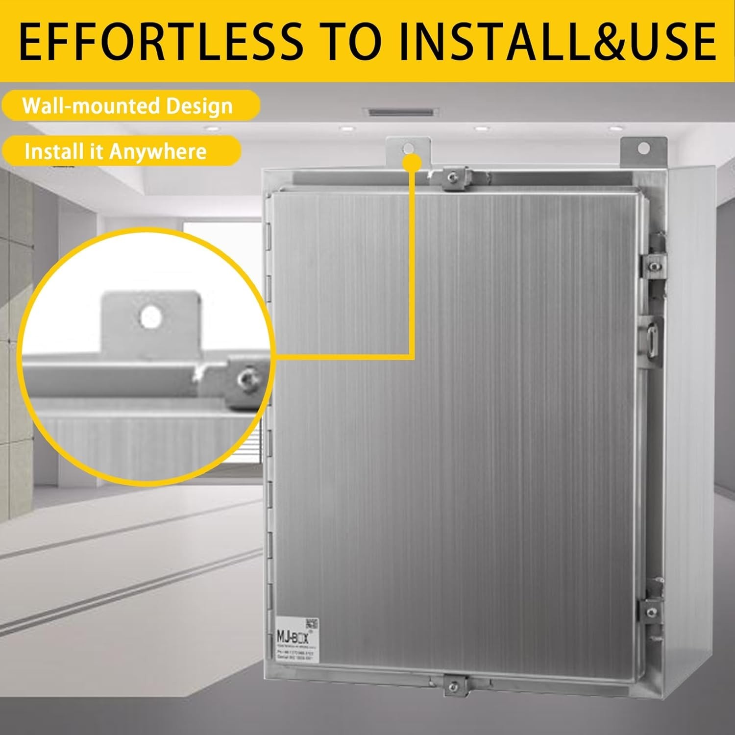 22″x22″x8″ Explosion-Proof Electrical Box Made of 304 Stainless Steel, IP66