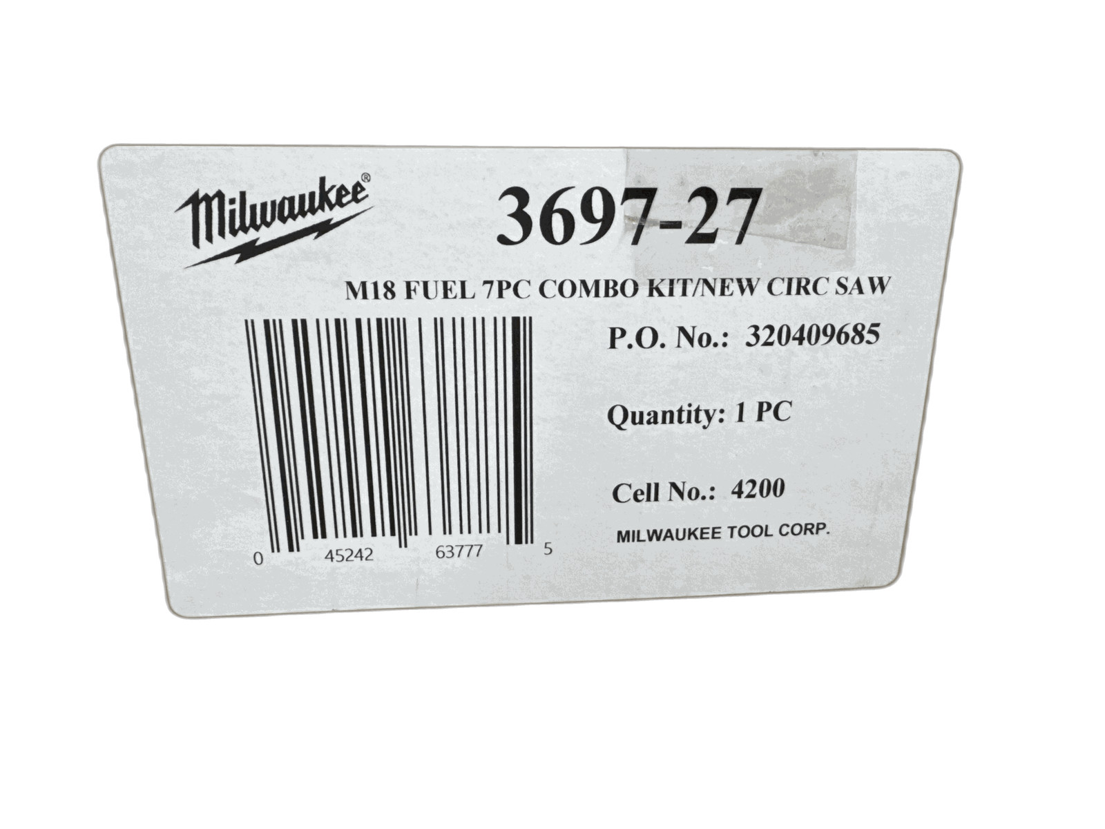 Milwaukee 3697-27 M18 FUEL 18V 7 Tool Cordless Lithium-Ion Combo Kit