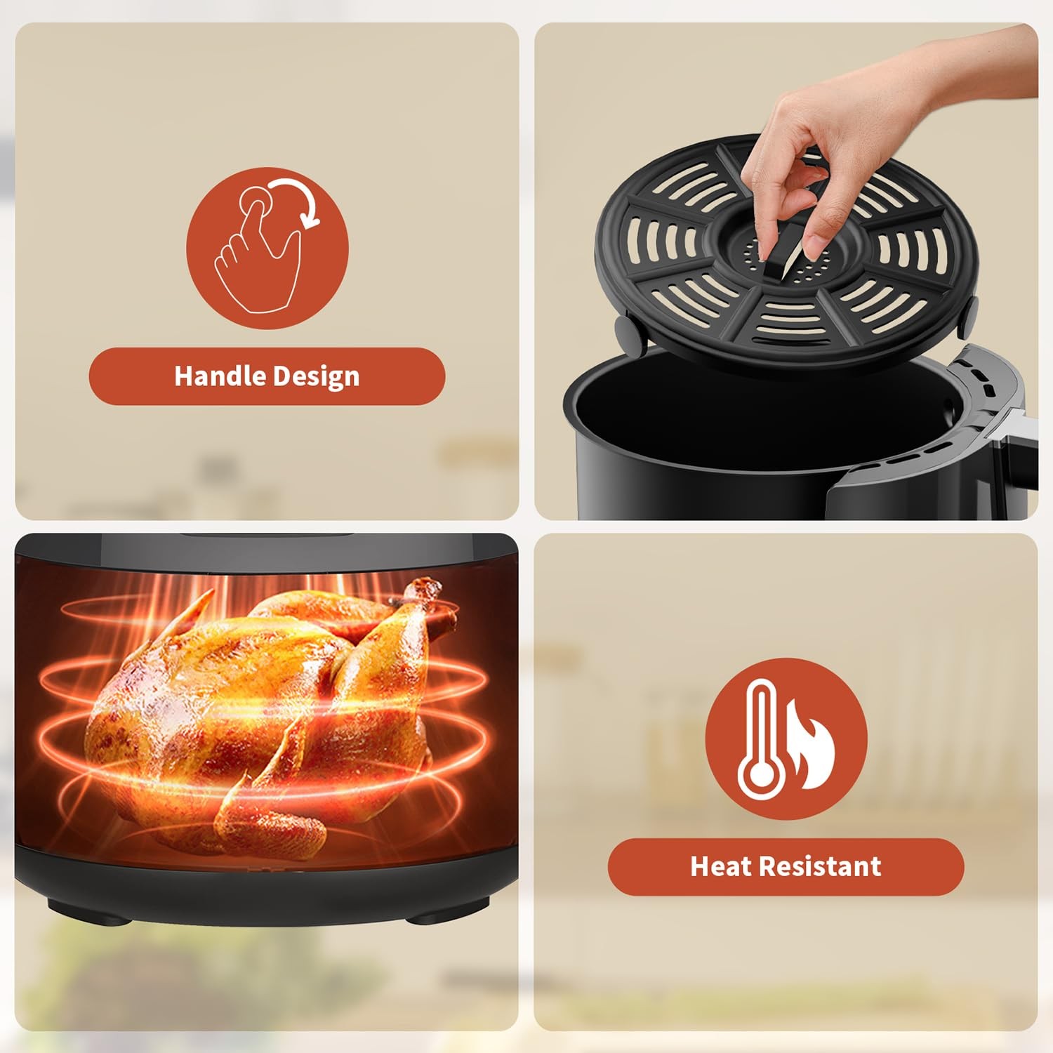 Replacement Air Fryer Tray for Ninja AF101 Air Fryer Accessories for Ninja AF101