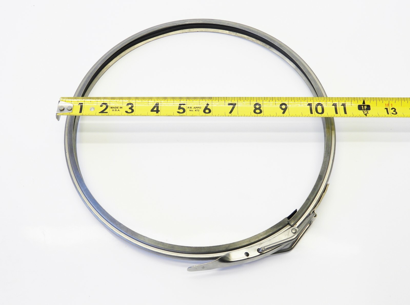 10″ Forever Clamp Stainless Steel Duct Clamp SS304 Buna-N M441370 FEC10S4BN