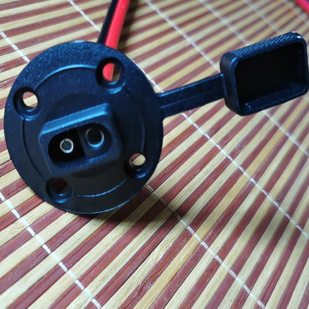 4Sets Sae Power Connector Cable Black Durable ABS Copper DIY Solar Panel Mount