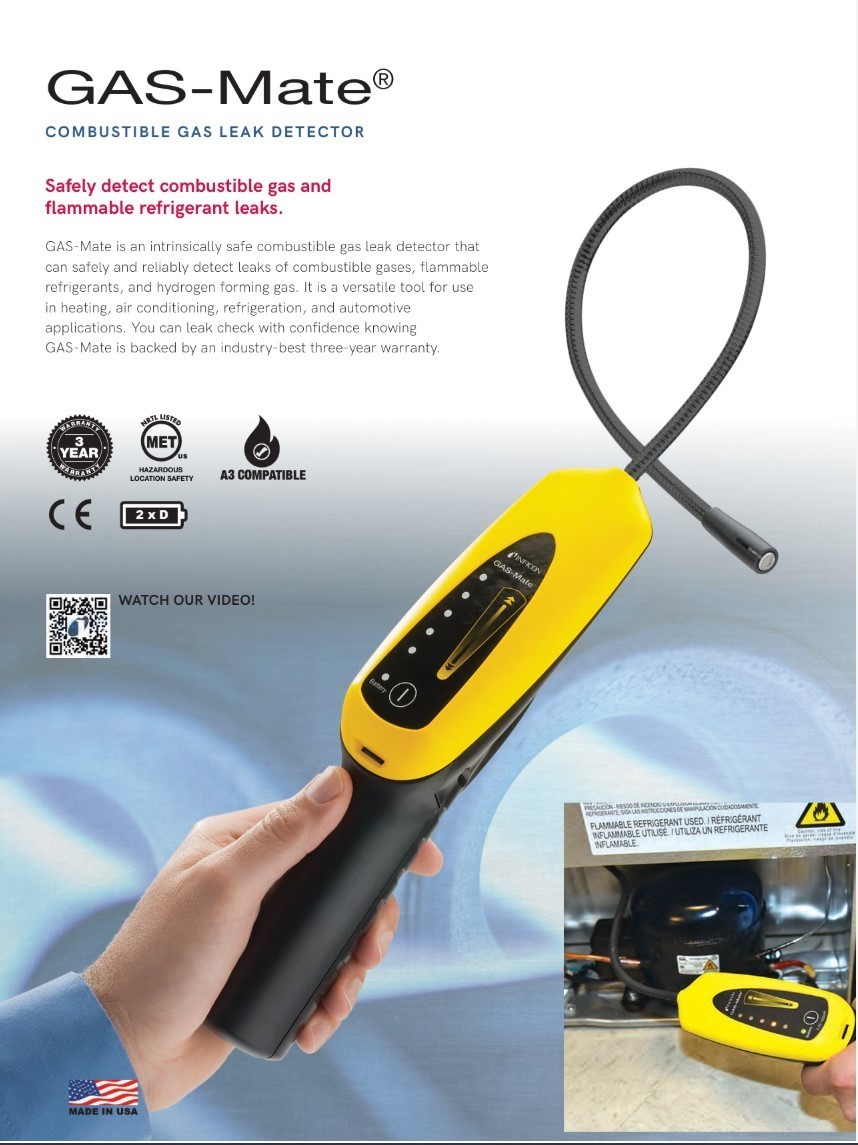 Inficon GAS-Mate 718-202-G1 Combustible Gas Leak Detector