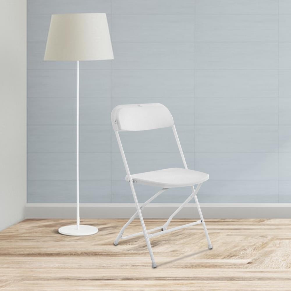 6 Pcs Commercial Plastic Folding Chairs Stackable Wedding Party Seats