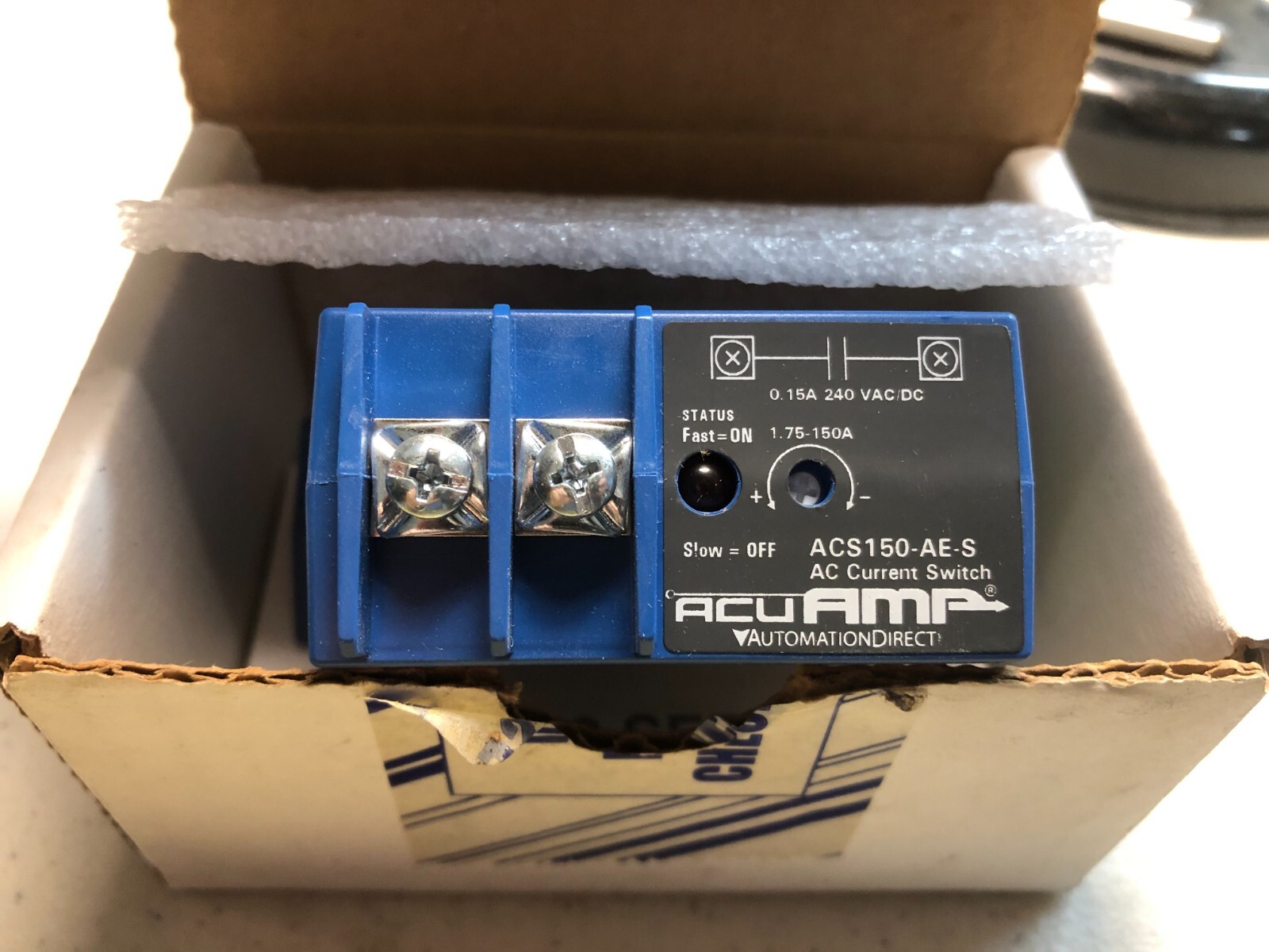 Acuamp AC Current Switch, Split-core, Adjustable trigger, NIB