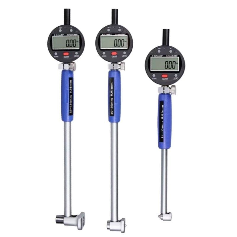 0-12.7mm Inner Diameter Indicator 0.01mm/0.0005inch Resolution with Measure Rod