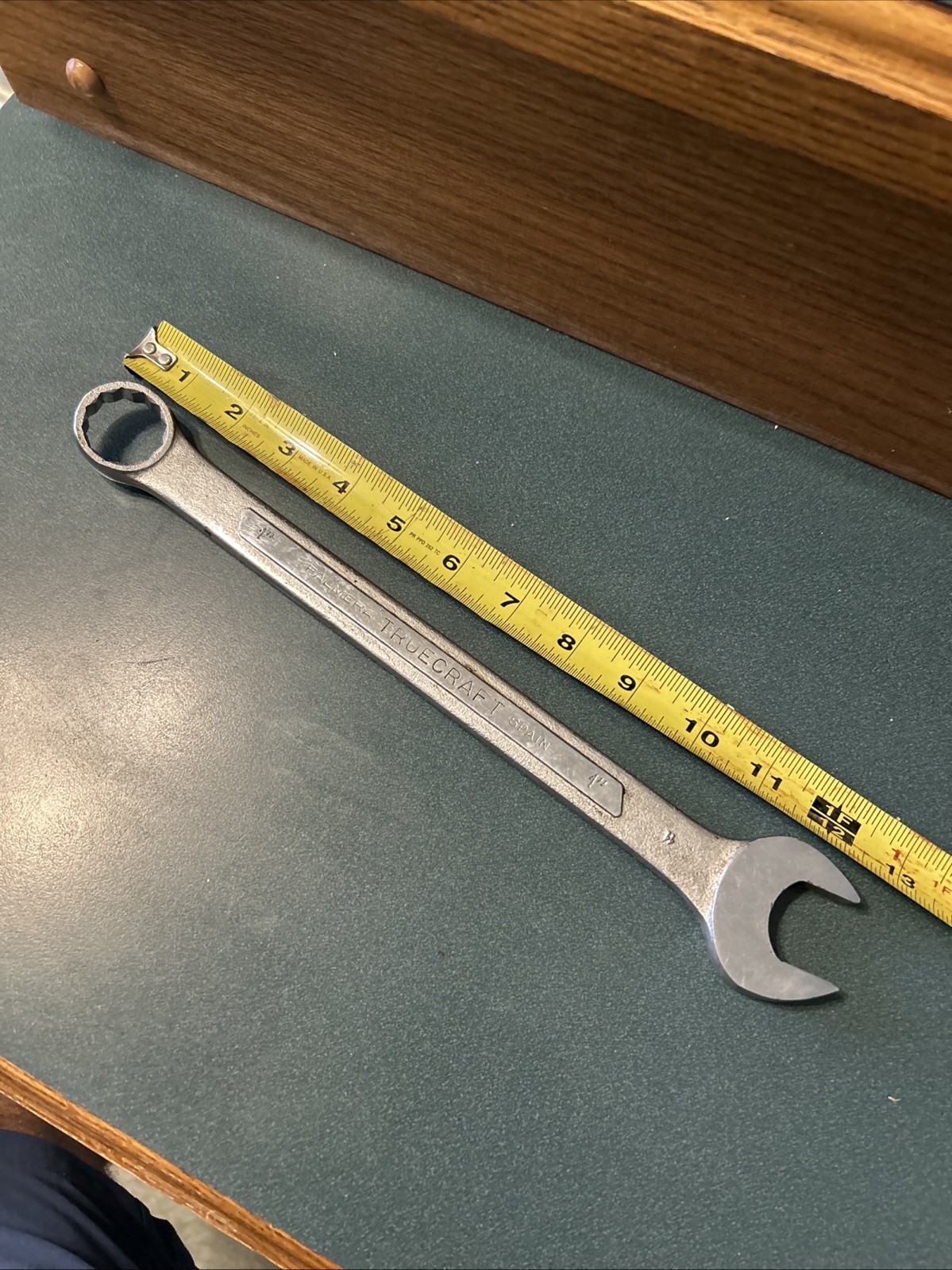 TRUECRAFT 1” Palmera Combination Wrench 12pt Alloy Steel Spain B111B