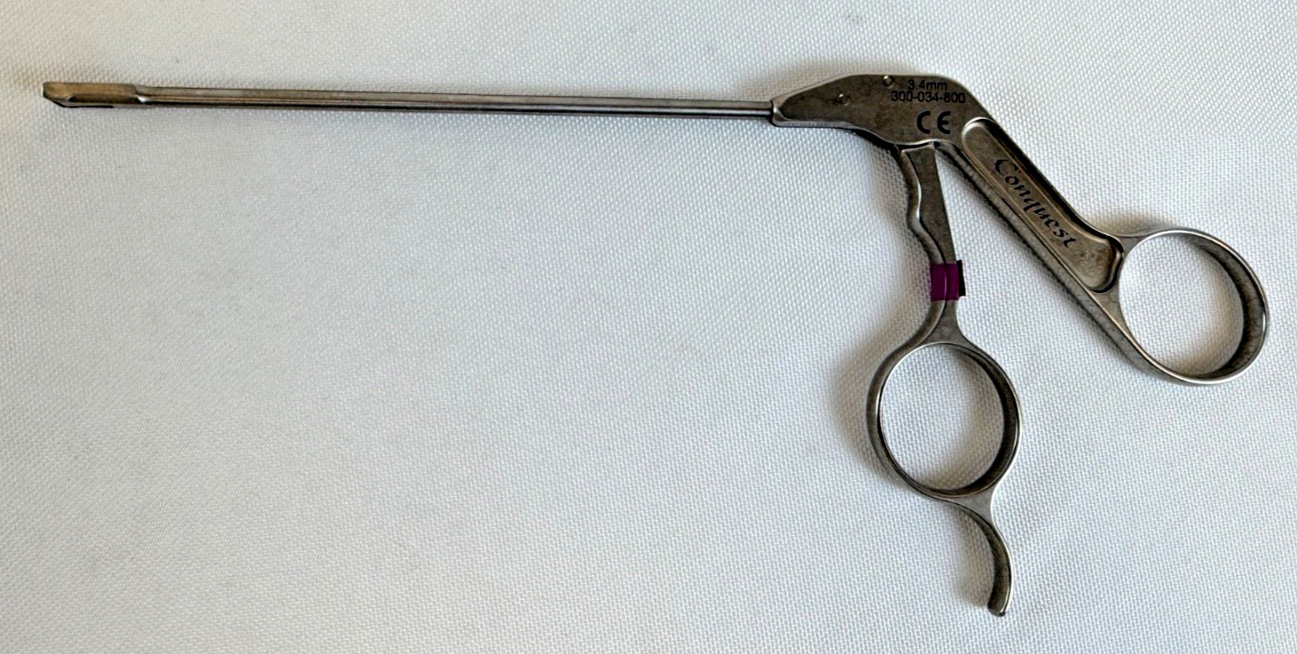 Stryker 300-034-800 Conquest 3.4mm Straight Backbiter Arthroscopic Punch Forcep