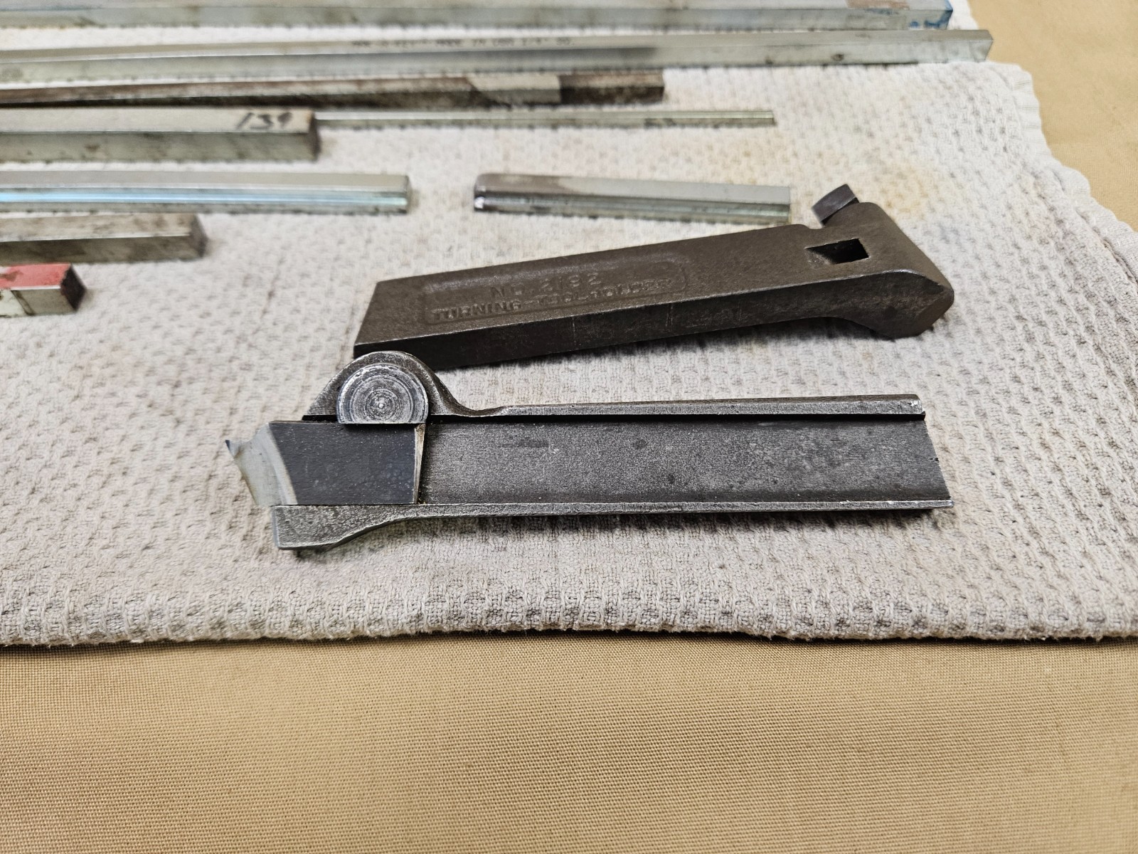 Variety lathe tool holders & tool steel Ace No 2020-S & Craftsman No 2192