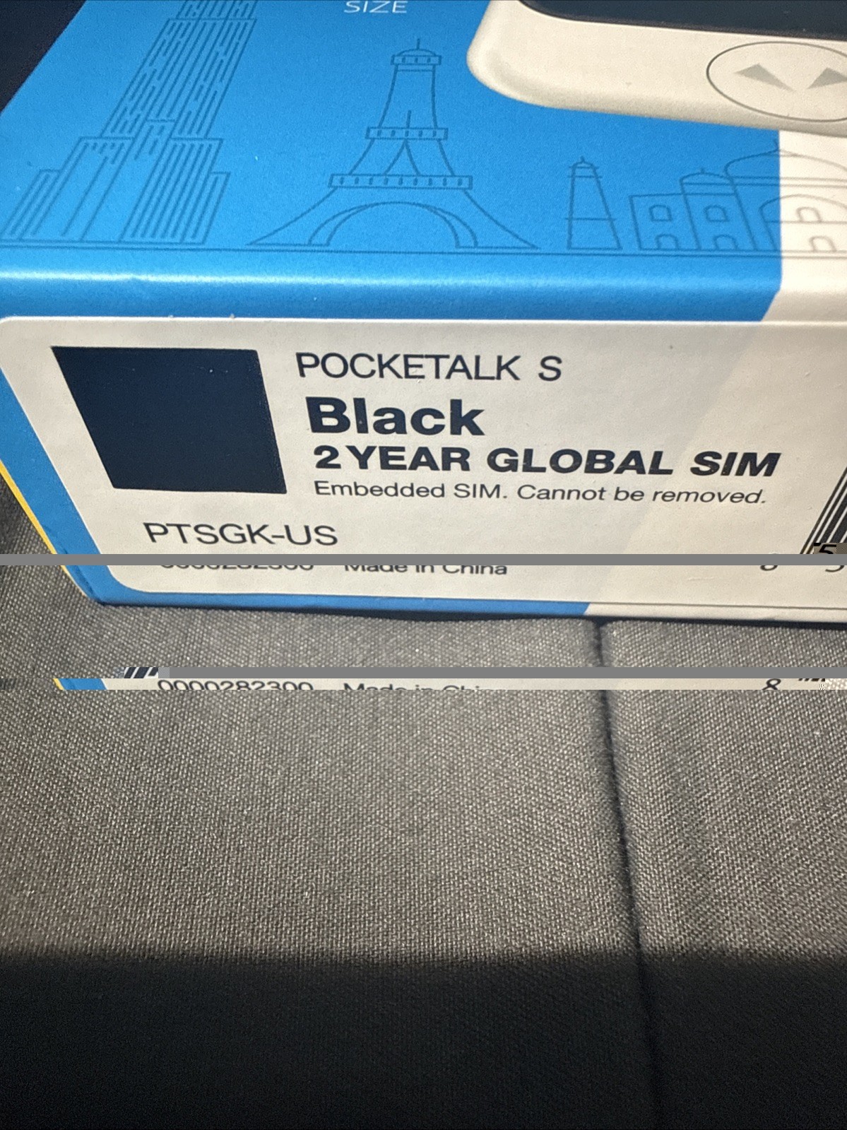 NEW POCKETALK S Translation Device, Global 2-Year SIM (Black)