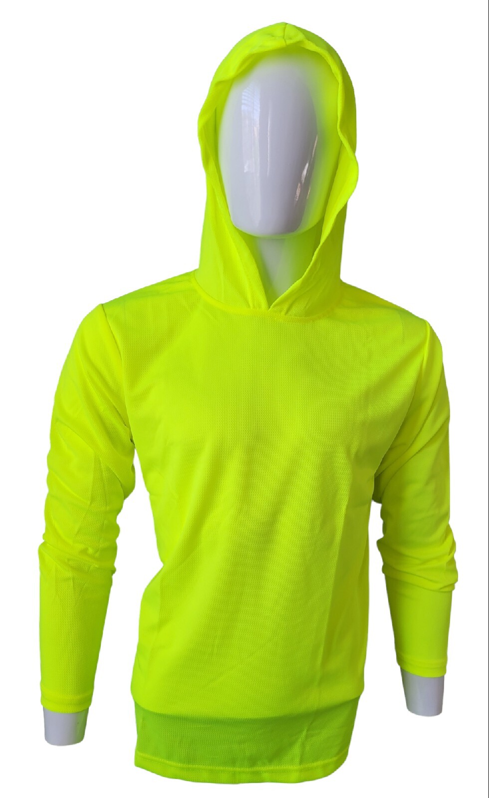 Hi Visibility Long Sleeve Hooded T-Shirt H
