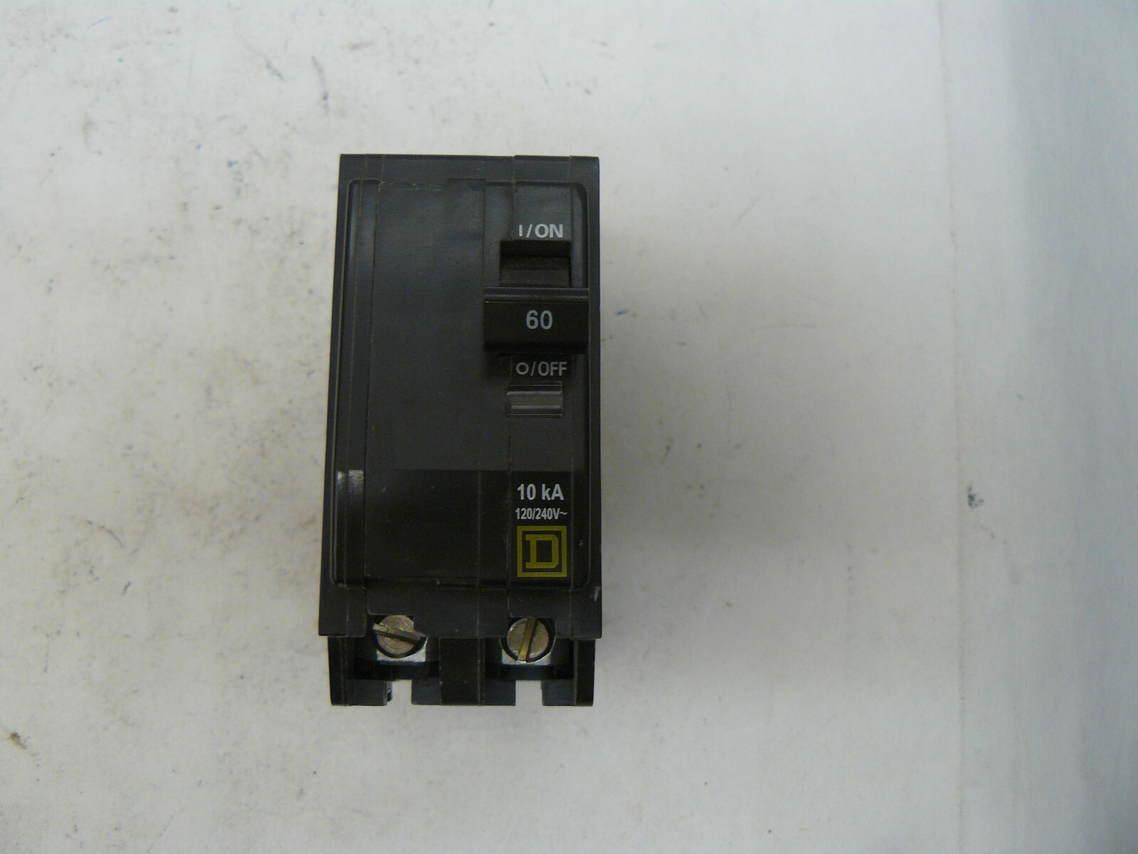 Square D QO260 plug on circuit breaker 60 amp 2 pole 120/240 volt 50/60 hz new