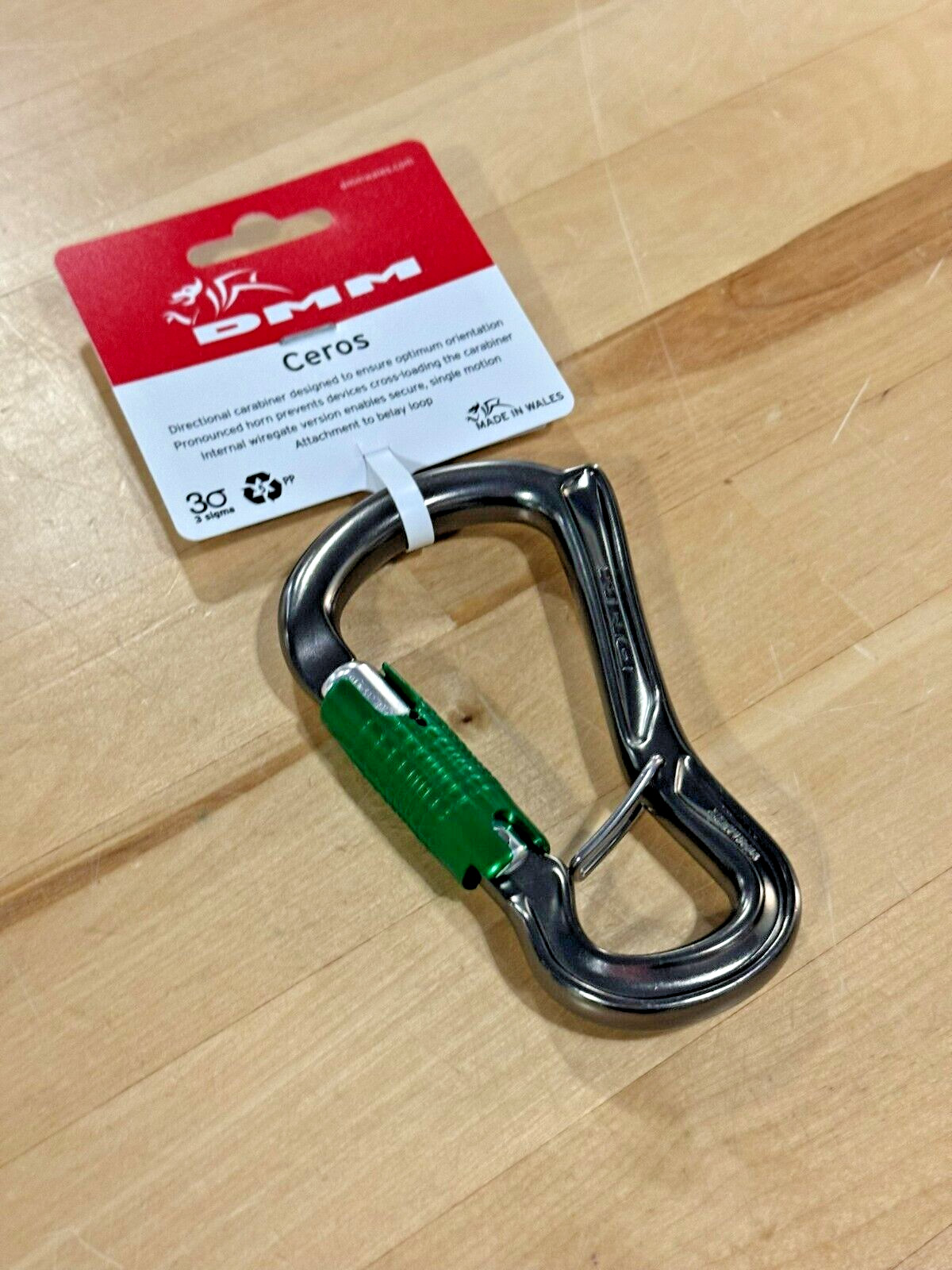 DMM Ceros Locksafe Carabiner – Rock Climbing, Canyoneering, Rope Access, Rescue