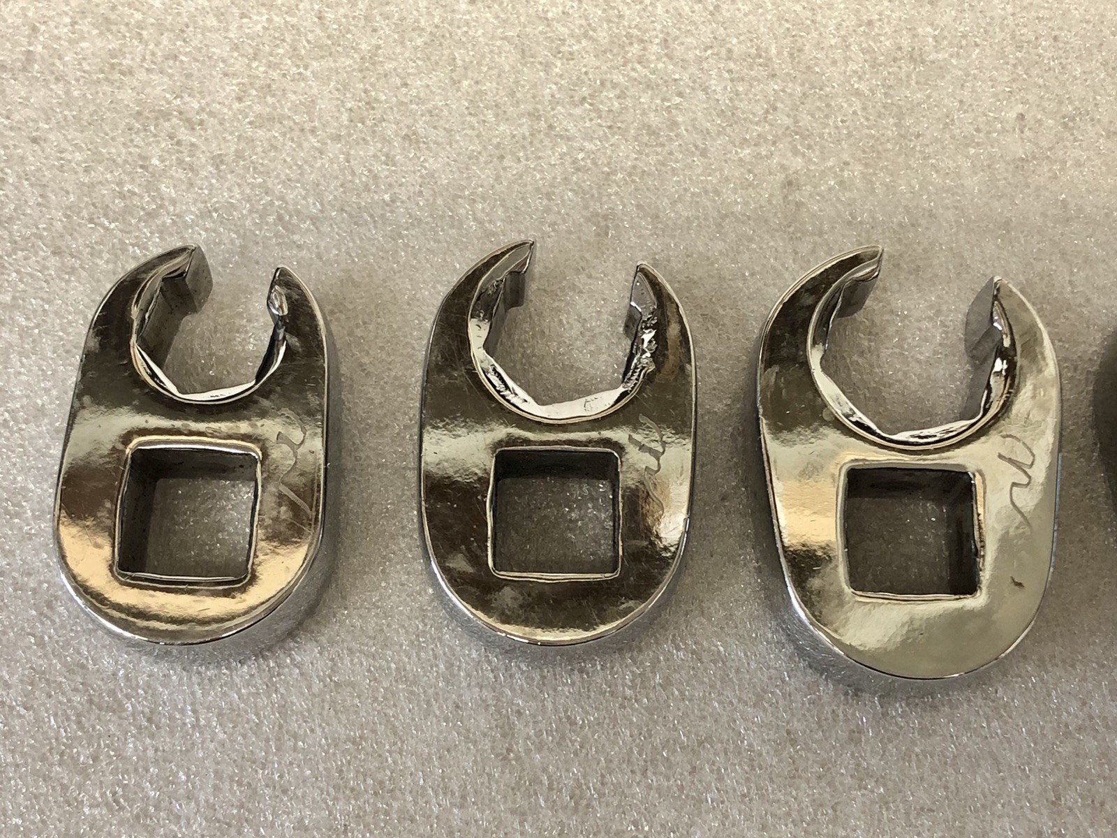 7-pc Snap-on Tools 3/8″ Drive SAE Flare Nut Crowfoot Wrench Set (3/8-3/4″) GUC