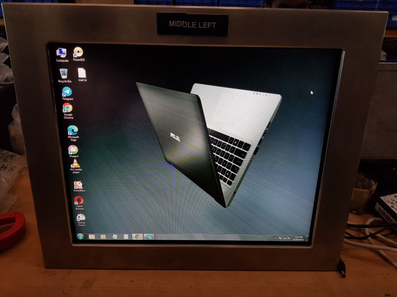 VARTECH VT190PHB Touch Panel Monitor X200288642 24V DC