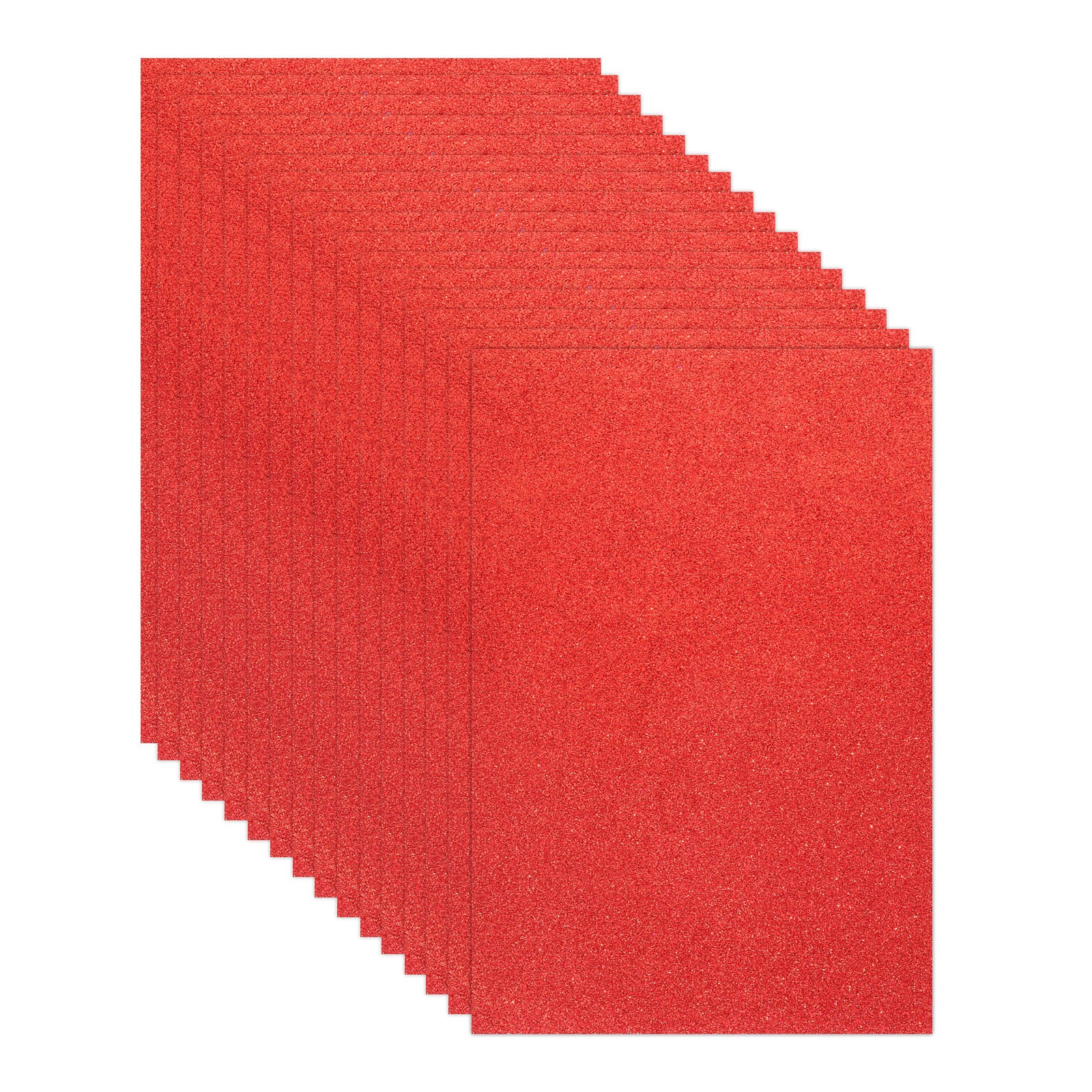 15 Sheets Red Shiny Foam Sheets 8″x12″ EVA Foam Sheets for DIY Craft