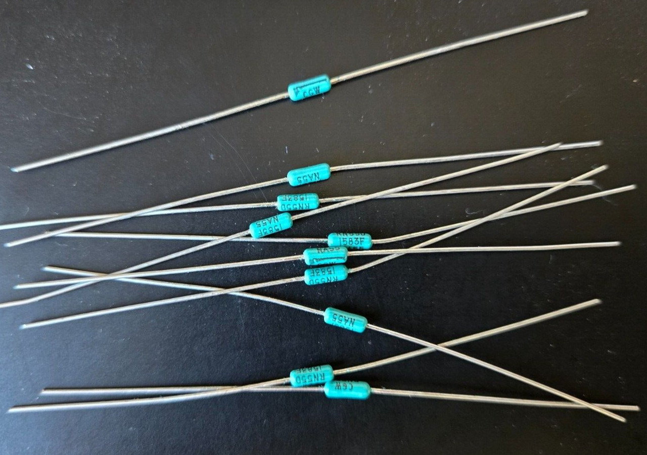 10pcs 158k ohm 1/4W 1% Metal Film Precision Resistors ~ NEW ~