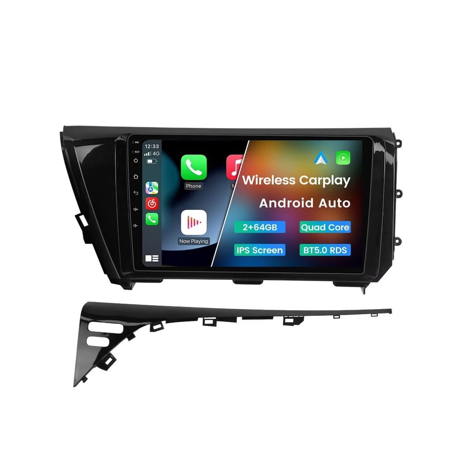 Car Radio for Toyota Camry 2018 2019 2020 2GB RAM 64GB ROM, Biorunn 10.1 Inch…