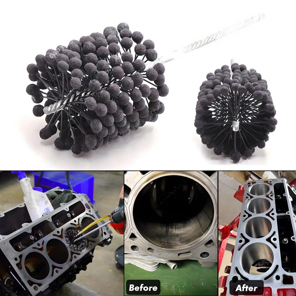 105mm 320 Grit – Ball Cylinder Engine Hone | For 4″ Bore V8s | Ball Brush Hone #