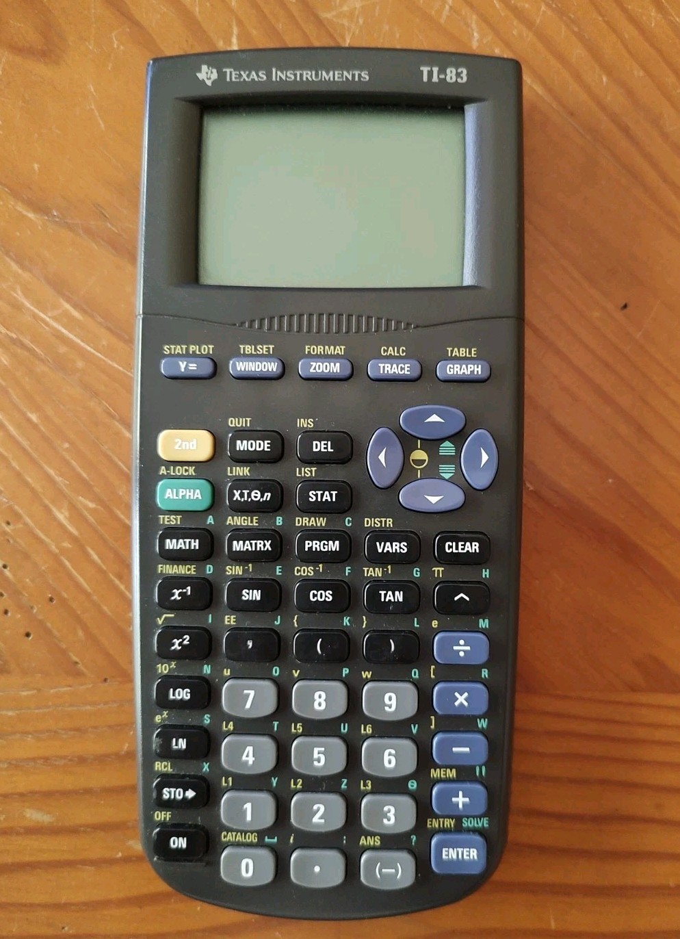 Texas Instruments Ti-83 Graphing Calculator w/Cover – TESTED
