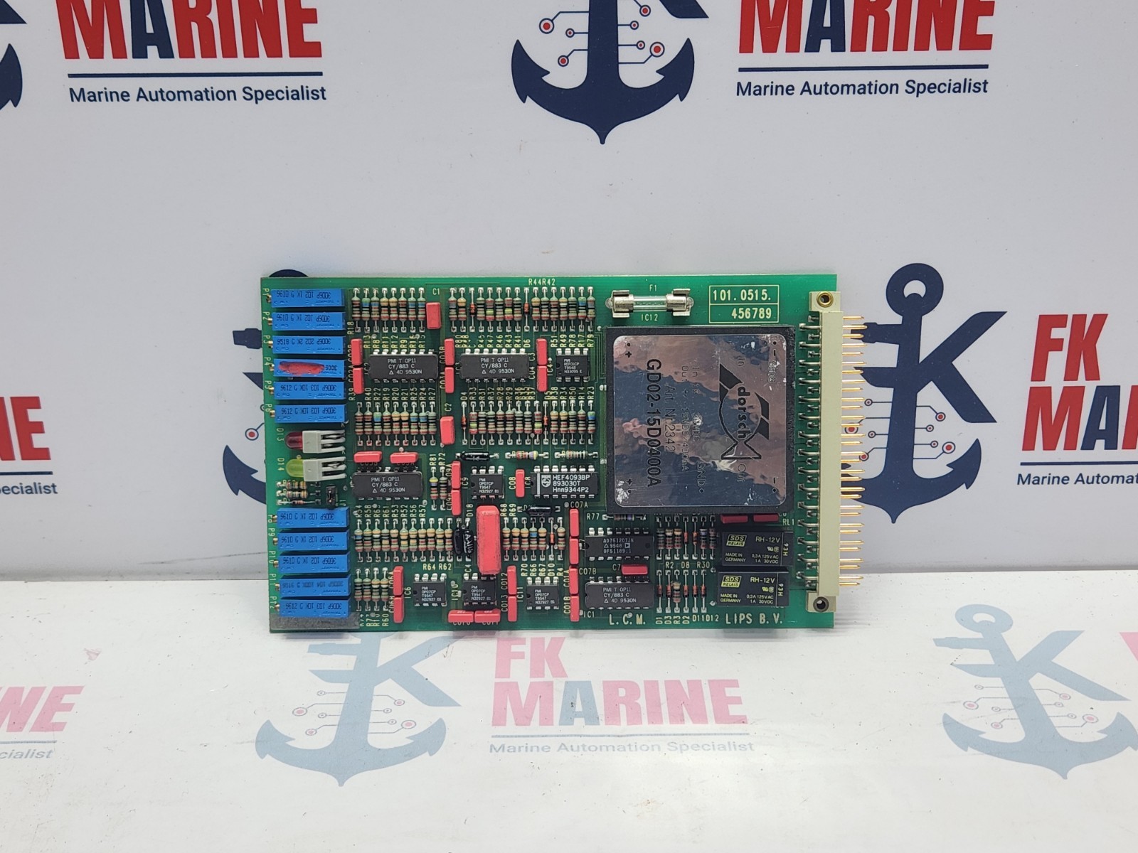 LIPS BV 800.0515.X A L.C.M. PCB WITH CARD HOLDER
