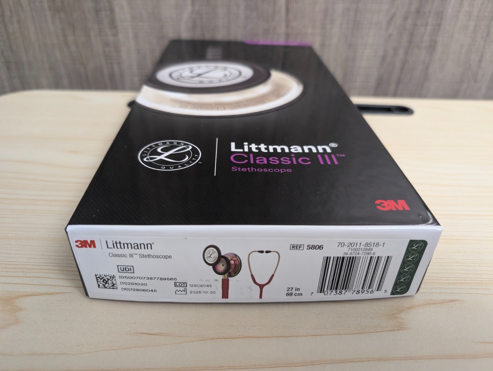 3M Littmann Classic III Stethoscope – NEW – Color, Red, Blue or Black