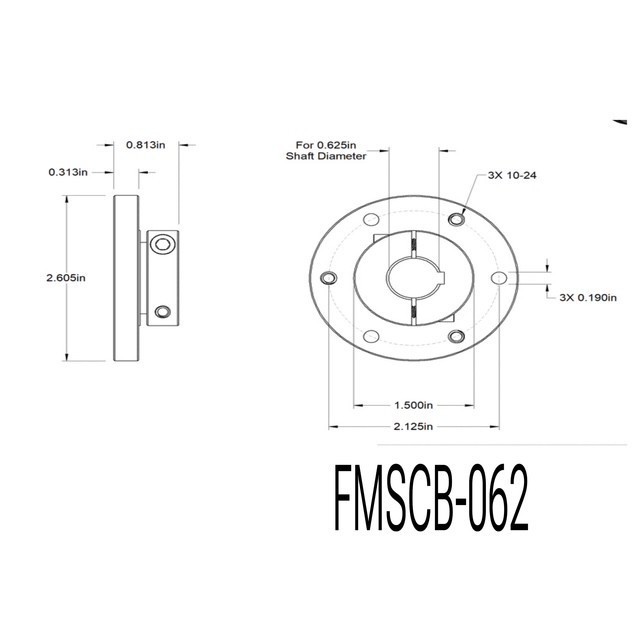 Face Mounted Shaft Collars/ Hub Mount Shaft Collar Couplings Alum or Steel