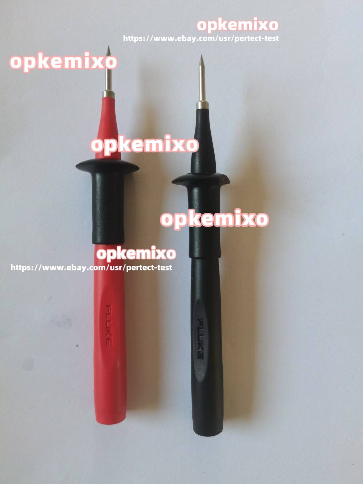 Genuine Fluke TP220 SureGrip Test Probes for TL222/TL224 / Red & Black color