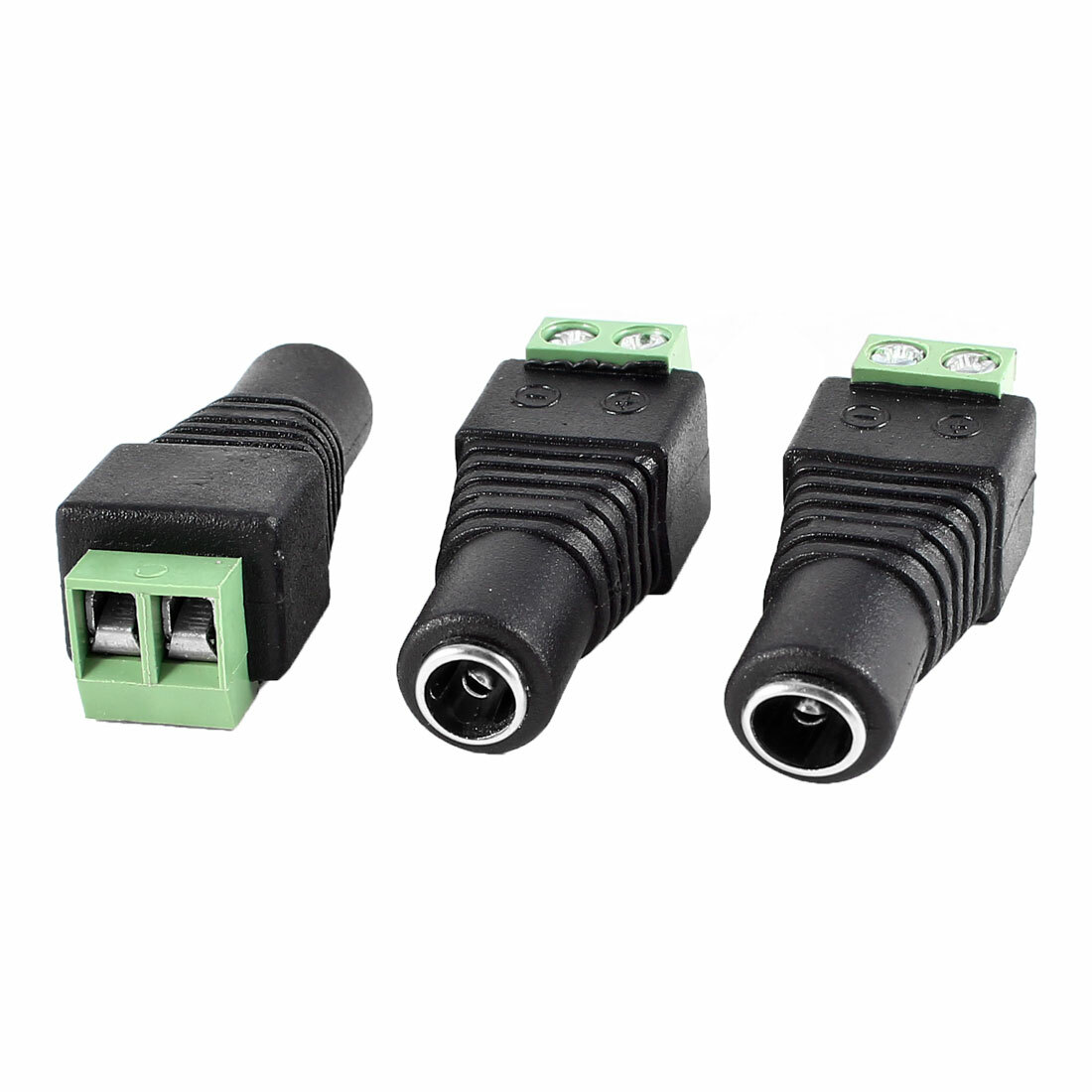 3pcs 5.5x 2.1mm Power Connector Power Supply DC 30V 1.5A CCTV Female-