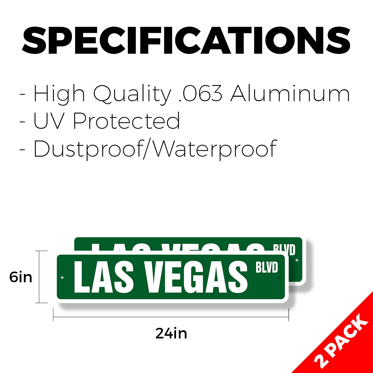LAS VEGAS BLVD Street Sign (2 Pack) casinos entertainment shows musicals bars