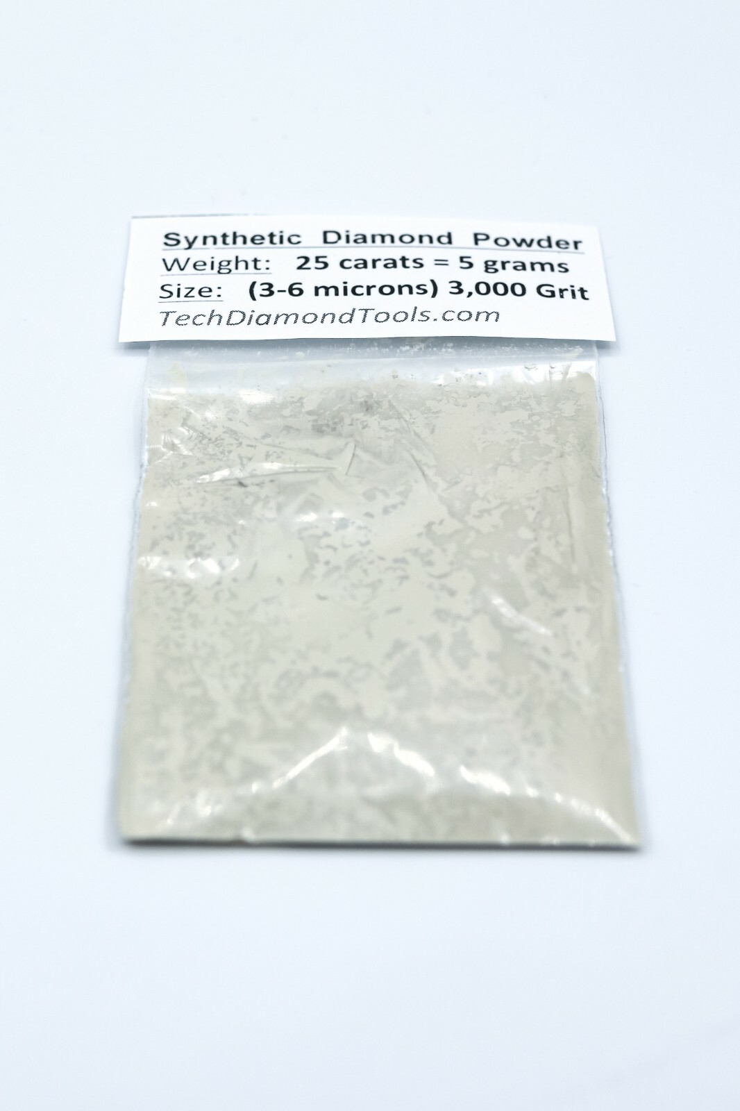 TechDiamondTools Diamond Powder 3,000 Grit 3-6 Microns, 25 cts = 5 Grams