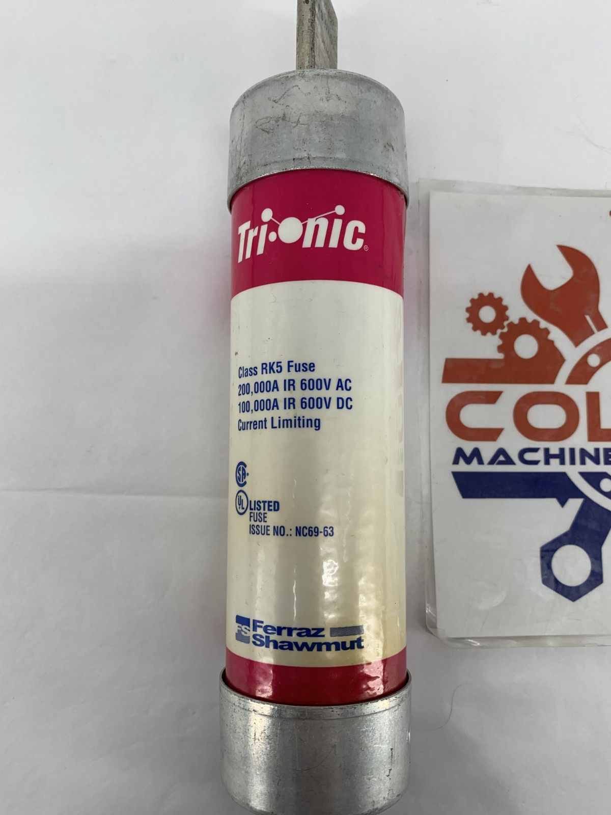 Ferraz Shawmut TRS125R 125A 600V Tri-Onic Smart Spot Time Delay Class RK5 Fuse