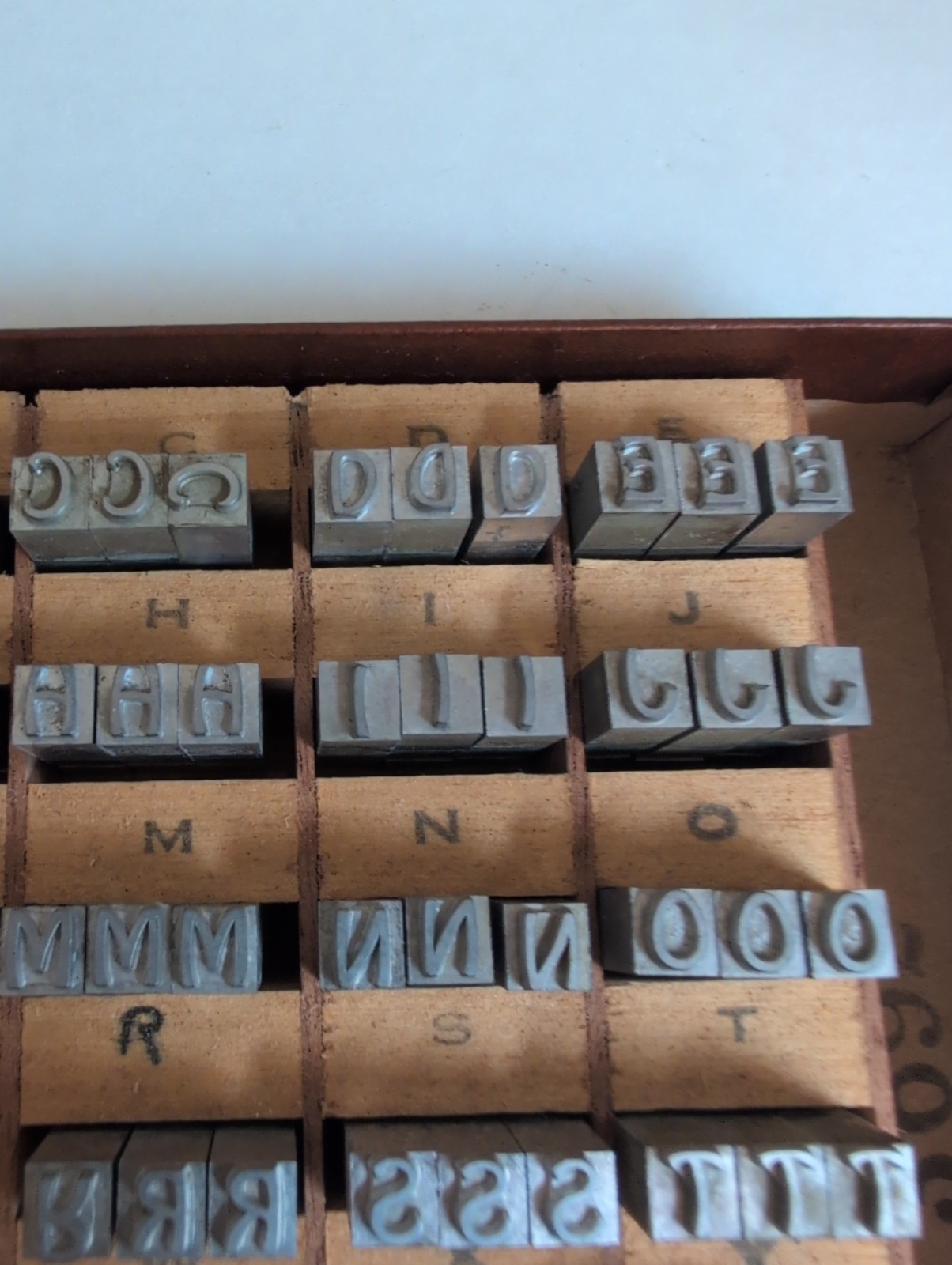Vintage Franklin MFG. Corp.»Duracast Type» Hot Stamping/ Foil Embossing