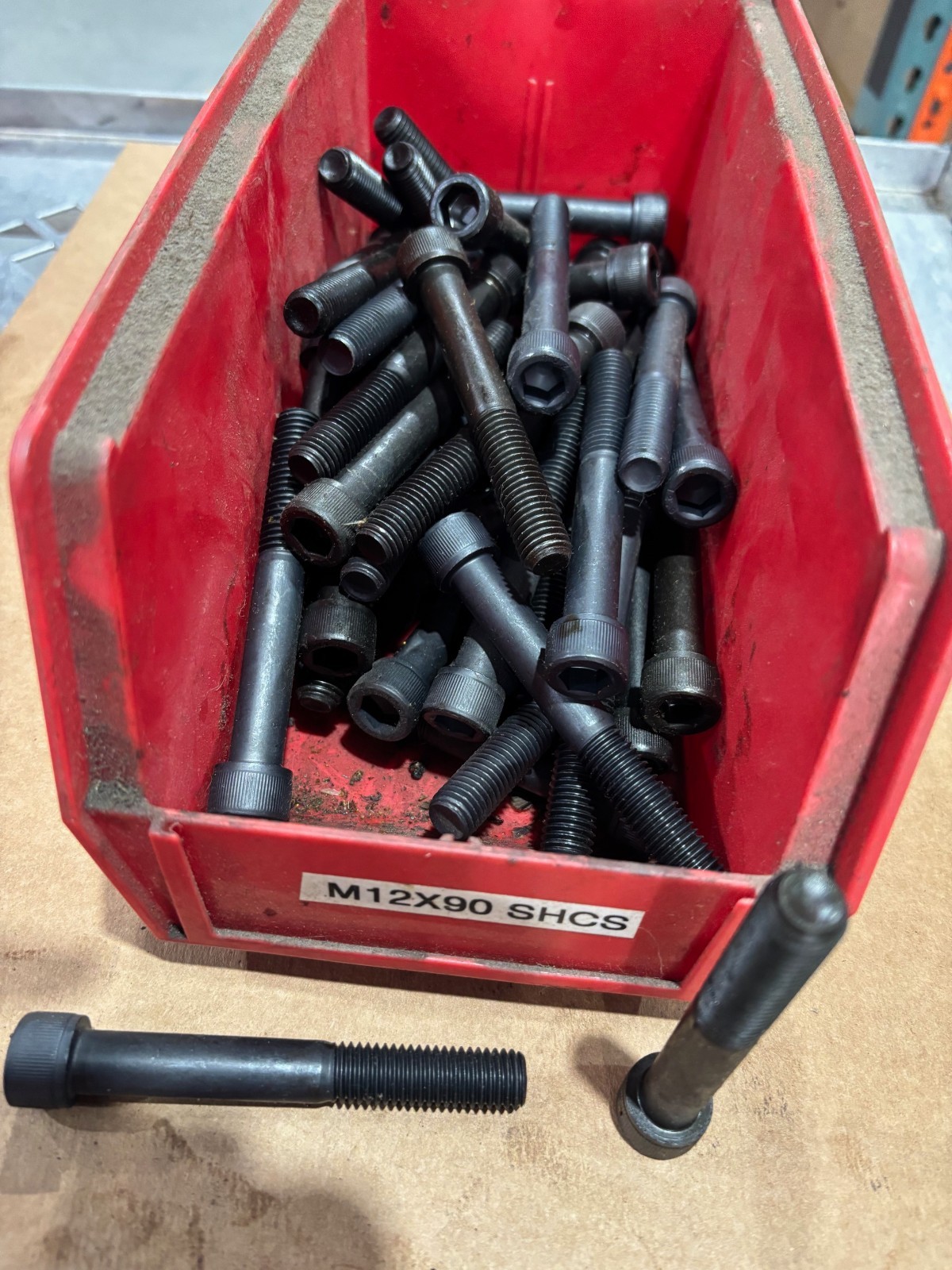 55 PIECES METRIC M12 – 1.75 x 90MM SOCKET HEAD CAP SCREW