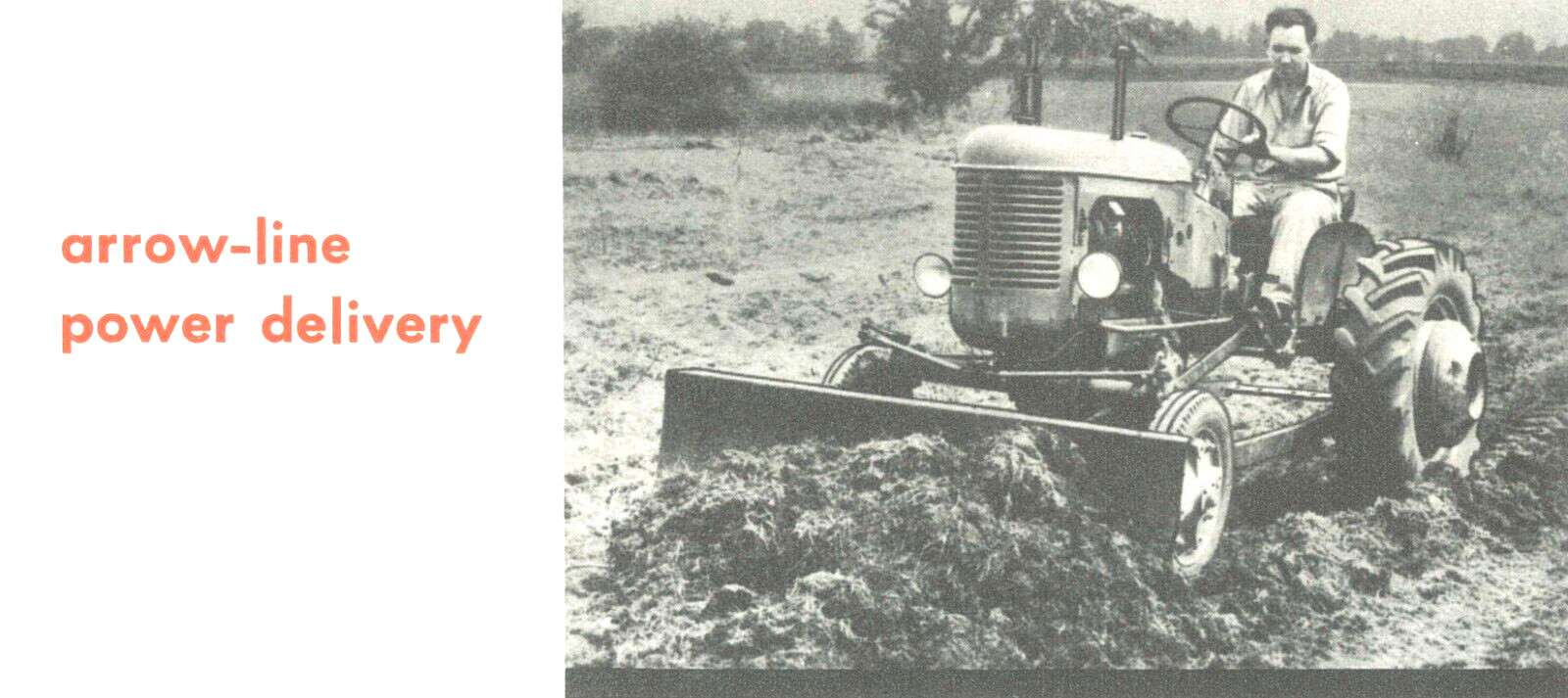 The Massey Harris 1-2 Plow Pacer Tractor Color Brochure MH Pacer-16 Row Crop