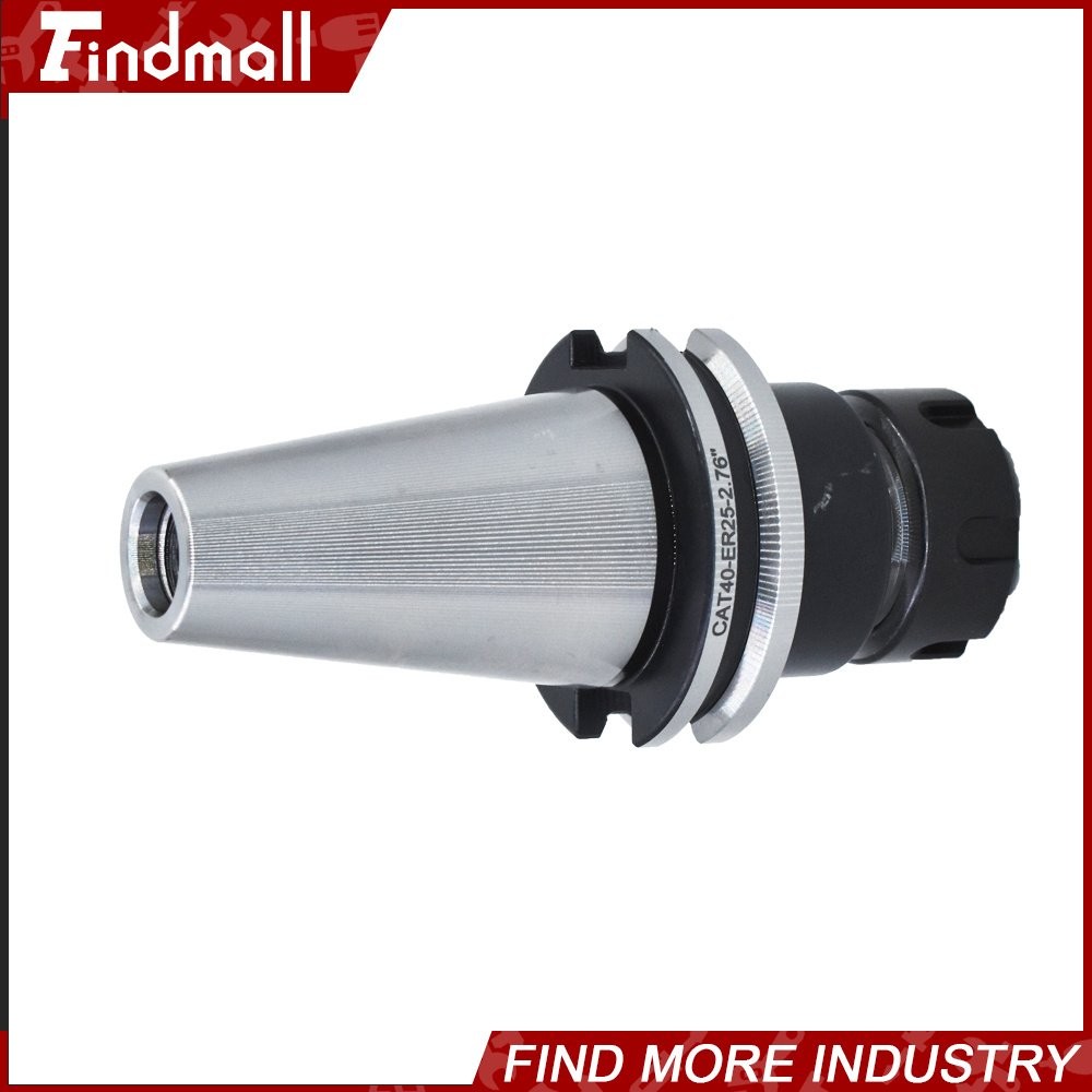 Findmall 8×CAT40 ER25 Collet Chuck W. 2.76″ Gage Length 4 Chucks Tool Holder Set