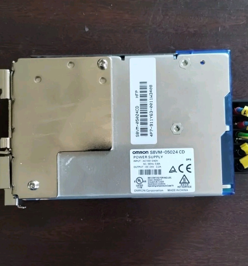 Omron S8VM-05024 CD Power Supply AC100/240V, 50/60Hz