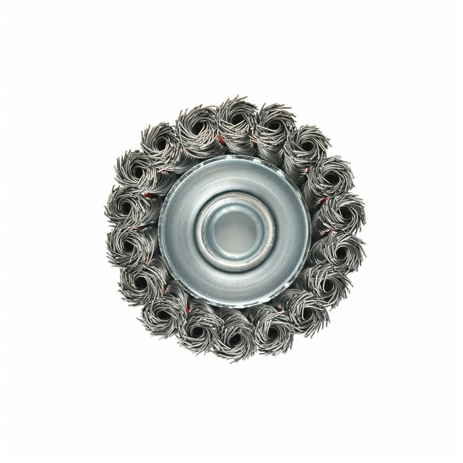 Aain 3 Inch Crimped Twisted Wire Knotted Cup Brush Angle Grinders 5/8″-11 Thread