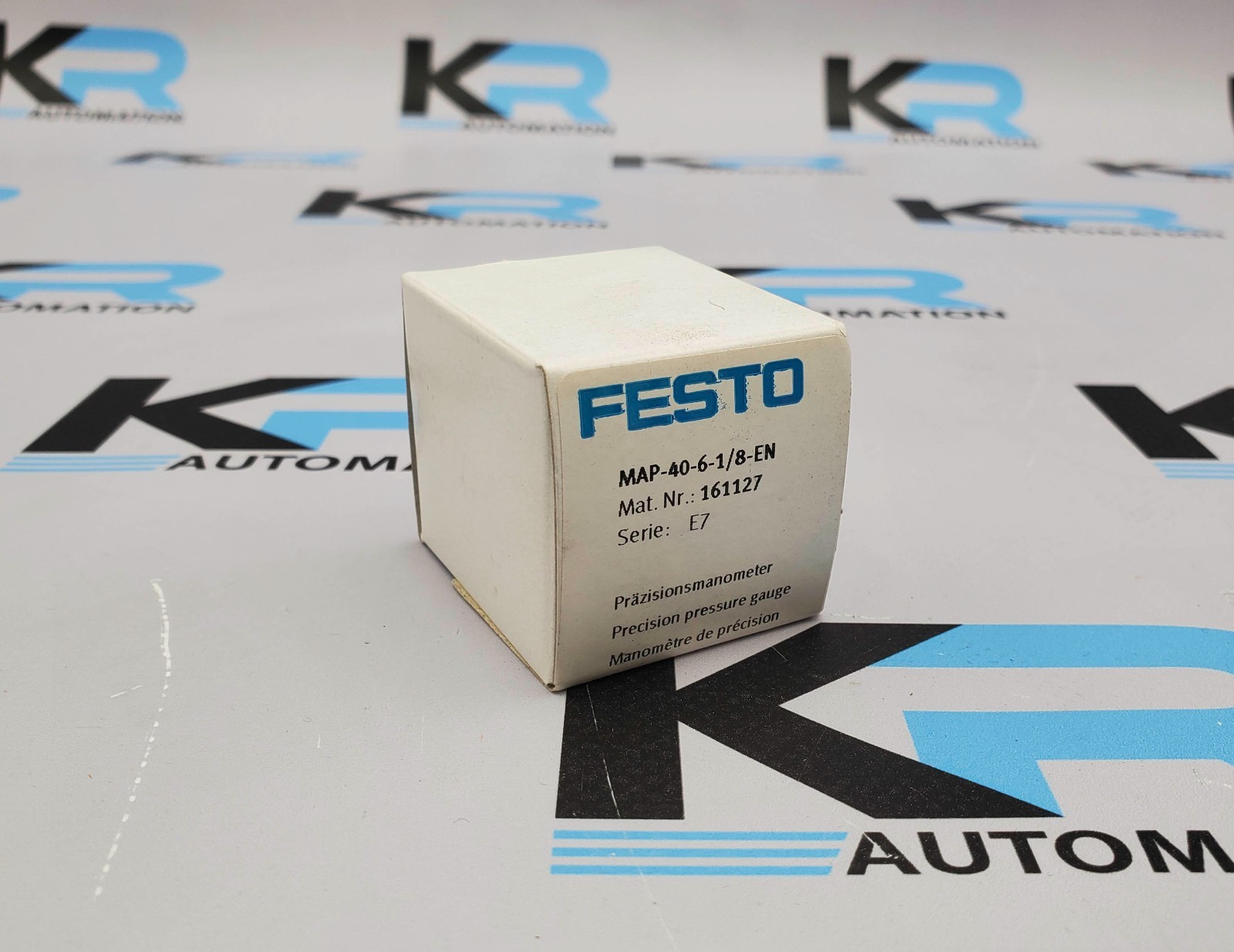 Festo MAP-40-6-1/8-EN Precision Pressure Gauge 80PSI 0-6 Bar 161127