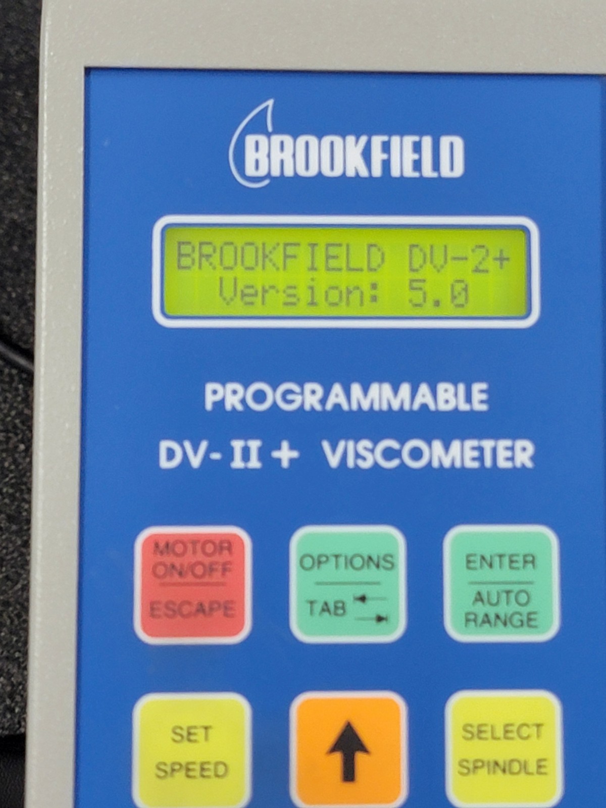 LITTLE USE – WITH SPINDLE – Brookfield DV-II+ Viscometer VERSION: 5.0 LVDV-II+CP