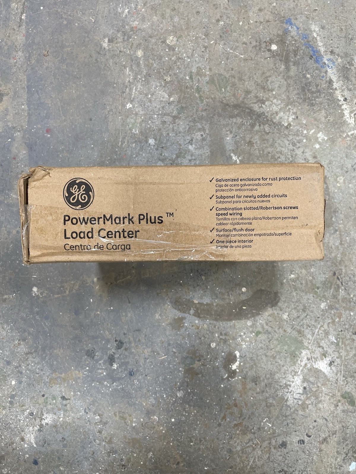 GE Main Lug TLM812FCUDP 125 Amps 8 Spaces 16 Circuits Flush Mount